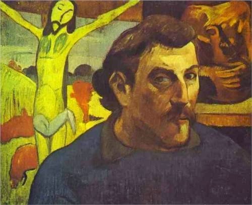 Paul Gauguin, Self-Portrait with the Yellow Christ (1890)