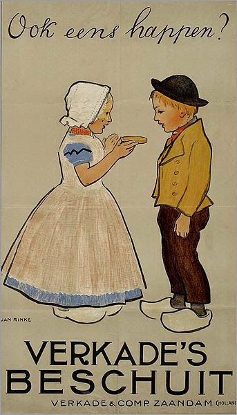 Jan Rinke - Advertisment for Verkade's biscuits (ca. 1900)